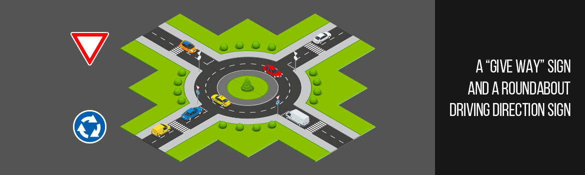 How to drive a roundabout
